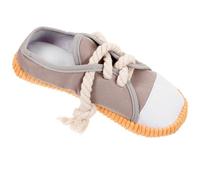 JEWEDECO Mâcher pour Chiens Petits et Moyens en Toile et Corde de Coton, Forme Chaussure, Sonore pour Jouer et Prévenir Les Dégâts aux Meubles