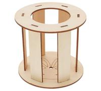 JEWEDECO Mangeoire à Foin pour Lapin en Bois Installation Facile, Râtelier Polyvalent pour Lapins et Chinchillas, du Gaspillage de Nourriture