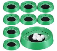 JEWEDECO Nids pour Pigeons et Perroquets Faciles à Laver et Sécher Lot de 10 en Plastique Vert Accessoires Indispensables pour Élevage la Ferme la Maison