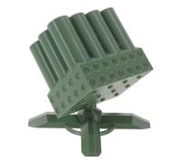 JEWEDECO Organisateur de Piles Rotatif pour AA AAA Rangement Bureau Compact Piles Support Tour Antidérapant Économiseur Espace pour Maison et Bureau