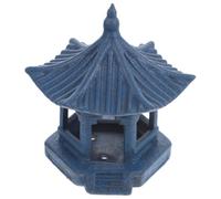 JEWEDECO Ornement Créatif Hexagone en Céramique Vert pour Micro-Paysage et Jardin Miniature, Décoration Zen pour Bureau et Présent Original Couleur Aléatoire