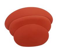 JEWEDECO Outil de Sculpture en Argile en Silicone Marron, Lot de 3 | Aide au Modelage pour Argile Céramique, Usage École et Maison, Prise Confortable, pour Amis et Collègues