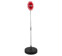 JEWEDECO Panneau D'arrêt Lumineux LED Multifonctionnel et 2 Piles Boutons en Abs et Fibre de Verre Positionnement Précis pour Assistance Stationnement en Garage