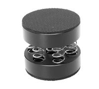 JEWEDECO Patins Anti-Vibrations Coussinets Isolants Absorption de Chocs et Augmentation Hauteur en Alliage D'aluminium pour Amplificateurs et Enceintes Usage Intérieur