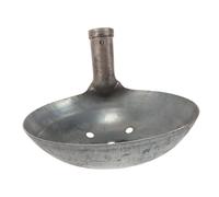 JEWEDECO Pelle à Égout en Fer Grosse Capacité Design Vertical et Louche à Trous pour Nettoyage des Drains et Entretien Professionnel à Domicile