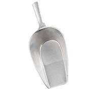 JEWEDECO Pelle à Glaçons Ustensile Pratique en Aluminium Léger Argenté Multifonction Cuisine Maison et Seau à Glace pour Farine, Grains et Noix