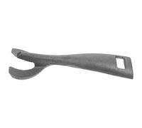 JEWEDECO Pince en Fer Polyvalente pour Plaque de Cuisson Teppanyaki et Poêle à Pizza, Facile à Utiliser, pour Barbecue Cuisine Maison, Couleur Noire