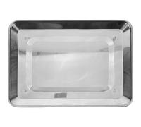 JEWEDECO Plateau de Pesée Design Robuste et Précis en Acier Inoxydable Argenté Plateau Multifonction pour Balance Électronique Cuisine et Pesage Commercial