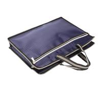 JEWEDECO Pochette Étanche pour Documents en Tissu Oxford Fermeture Éclair, Protège Dossiers Importants, pour Reçus Professionnels et Travailleurs