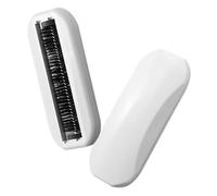 JEWEDECO Ramasse-Miettes Portatif Compact Brosse Ergonomique à Roulettes 20X8,3X4,5Cm en ABS pour Nettoyage des Miettes et Poils dans l’Habitat et Meubles