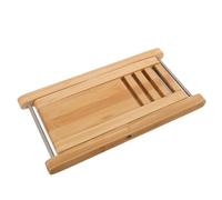 JEWEDECO Repose-pieds de Guitare Classique en Bois Massif Beige, Léger et Stable, Réglable en Hauteur sur 4 Niveaux, Accessoire Élégant pour Guitare Acoustique