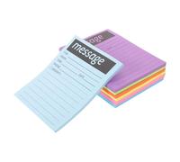 JEWEDECO Self Stick Notepads for Work Call, Colorful Notepad Paper, 8pcs, Papier, Portable, Strong Visual Appeal, Home Office School Use, Telephone Message Pad