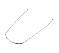 JEWEDECO Support de Garde-Boue Compatible Large en Fer Argenté Protection Étanche, Fixation Robuste et Simple pour Trottinette Électrique et Vélo