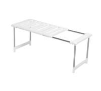 JEWEDECO Support De Rangement Extensible pour Cuisine Multi-usages sous Évier Four - en Acier Inoxydable Antirouille