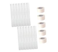 JEWEDECO Support d'oreilles en Mousse pour Chien avec Ruban Adhésif de Maintien Flexible 2,5 Cm 30 Tiges 5 Rouleaux Accessoire de Soin Oreille Chien Chiot Incontournable