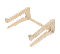 JEWEDECO Support pour Ordinateur Portable en Matériau Synthétique Design Ajouré, Montage Simple, pour Bureau, Rehausseur Ventilé pour Clavier et Rangement Ordinateur