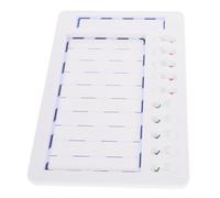JEWEDECO Tableau des Tâches Ménagères Stylo Effaçable en Plastique Portable et Planification Pratique pour Routine Quotidienne à Domicile Bureau