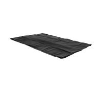 JEWEDECO Tapis de Protection Imperméable en Hdpe Noir pour Toboggan Aquatique et Pelouse, Surface Lisse et Antifuide pour Usage Extérieur et Loisirs Le Jardin