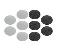 JEWEDECO Têtes de Broyage Adaptation Rapide en Plastique 10 Pièces de Pied Électriques Accessoire pour Râpe à Pied la Surface Peau