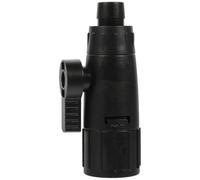 JEWEDECO Vanne de Filtration Facile à Installer Noir en Abs Réglage du Débit d'eau pour Alimentation et Filtration pour Aquarium de Bac à Poissons