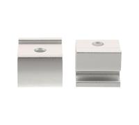 JEWEDECO Verrou Coulissant Latéral en Alliage D'aluminium pour Table de | Fixation Latérale pour Pique-niques et Camping, Positionnement Flexible, Compatibilité, Support Stable