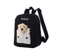 Jeweidea Sac à Dos Enfant Cartable Garcon Fille Personnalisés avec Noms Cartable Maternelle Primaire Ours avec Grande Capacité Cadeaux de Rentrée pour Filles Garçons Maternelle Primaire (Noir)