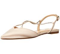 Jewel Badgley Mischka Femme Alanna Ballerines, Champagne, 38 EU