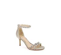 Jewel Badgley Mischka Femme Caroline Sandale à Talon, doré, 35.5 EU