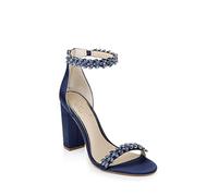 Jewel Badgley Mischka Femme Mayra Sandale à Talon, Bleu Marine, 37.5 EU