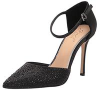 Jewel Badgley Mischka Jailene Sangle de Cheville Stiletto, Noir, 37.5 EU