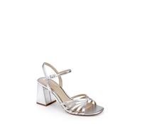 Jewel Badgley Mischka Patience des femmes, Cuir argenté., 37 EU