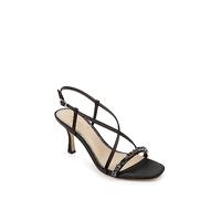 Jewel Badgley Mischka Sandales à talons Alexis pour femme, Noir, 37.5 EU