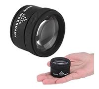 Jewelers Loupe de lecture de poche portable 30x Loupe grossissante de lentilles en verre pour marques de bijouterie, cartes, antiquités, magazines, électronique