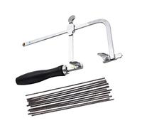 Jeweler's Saw Frame Adjustable with 144 Assorted Blades for Jewelry Making Woodworking