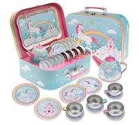 Jewelkeeper Service de Thé Enfants - Jouet de Cuisine en Coffret Cadeau - pour 3 Ans et Plus - Jouet Fille Dînette - Accessoire de Jeux - Jouets Enfant - Idéal pour Noël