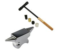 Jewellers Tools Finition Miroir Corne Enclume en Acier DOMING Dapping 6 pièces Marteau Outil