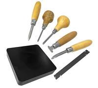 Jewellers Tools Pierre sertissage griffe lunette griffe poussoir rouleau polisseuse rouleau polisseuse et bloc en caoutchouc 10,2 cm