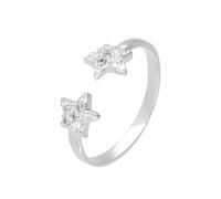 jewellerybox Bague d'Orteil Etoile de Mer Ajustable en Argent 925/1000 et Oxyde de Zirconium