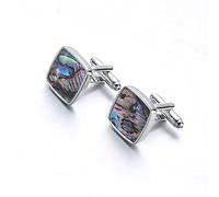 Jewelry Cufflinks Men's Cufflinks Colorful Abalone Shell Cufflinks French Cuffs Colorful Fritillary Buttons Cufflinks for All Kinds of Shirts