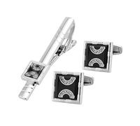 Jewelry Cufflinks Men's Shirt Cufflinks Simple Style Inlaid French Shirt Cuff Nails Men's Cuff Links High-Grade Business Formal Tie Clip Cuff Link Set