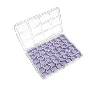 Jewelry Organizer Box, Nail Storage Case, Grid Compartment Holder, Portable Storage Design 48 Slot Box for Craft Travel Office Beads Girls Home Bedroom Closet School Dorm Use Kit