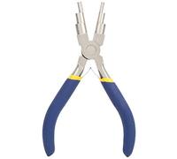 Jewelry Pliers 6 in 1 Set | Protective Fe - Ni Alloy Round Nose Pliers for DIY Crafting/Jewelry Making/Wire Winding | 6 Section Sizes 3mm - 10mm, 150mm Total Length