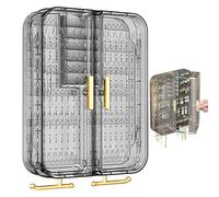 Jewelry Storage Rack - 20x25x7cm PET Transparent Wall Mounted Box, No Punch Organizer | Clear Display Case With Easy Installation, Space Saving Holder For Necklaces Bracelets Earrings Rings Home