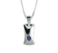 Jewelryonclick Amazon Collection Men's Pendant 925 Sterling Silver The Modish Elegant Pendant Classic Collier Charme d'anniversaire Cadeau de mariage pour garçons