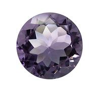 Jewelryonclick Pierres précieuses naturelles en vrac 4 5 6 7 8 9 10 11 12 13 14 15 mm Forme ronde pour la fabrication de bijoux, 13X13 mm, Pierre, Améthyste naturelle