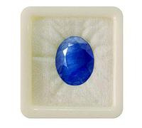 Jewelryonclick Saphir bleu naturel de forme ovale calibré en vrac facettes Chakra de guérison Pierre de naissance Signe du Astronomie et astrologie à la main 2 carats JOC-LG-BSP-OVAL-FAC-2