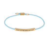 JewelryWe Bracelet Motivation Réglable Unisexe: Bracelet Corde Nylon Tressée Fine Plaque Acier Inoxable Gravée Don t Let The Hard Days Win, Style Minimaliste,Cadeau Anniversaire Noël pour Homme Femme
