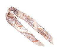 JewelryWe Foulard Cheveux Femme Carré 90cm: Bandana Noix de Cajou Paisley Satin Luxe Double-Face, Accessoire Polyvalent pour Cheveux, Cou et Sac, Élégant et Pratique - Cadeau pour Anniversaire