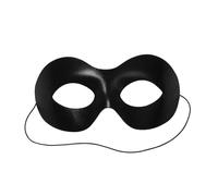 JewelryWe Masque Carnaval Venitien Noir: Masque Vénitien Homme Femme Demi-masque Élégant Vintage en Plastique avec Bande Élastique pour Déguisement Bal de Maquillage Mascarade - Cadeau Halloween