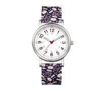 JewelryWe Montre Bracelet en Silicone: Montre Infirmière Homme Femme avec Echelles Compteur d'Impulsions Montre Analogique Quartz Étanche 3ATM - Cadeau pour Infirmières et Médecins